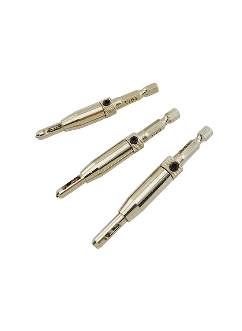 UNIVERSAL Universal Hinge Cutter Bits Set 3Pcs 