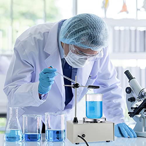 Feekoon 78-1 Magnetic Stirrer Hot Plate Magnetic Mixer 1000ml Lab Hot Plate with Magnetic Stirrer, 2400 RPM Magnetic Stir Plate with 4 Stir Bars and Support Stand, Max 158°F Hotplate Magnetic Stir - Image 4