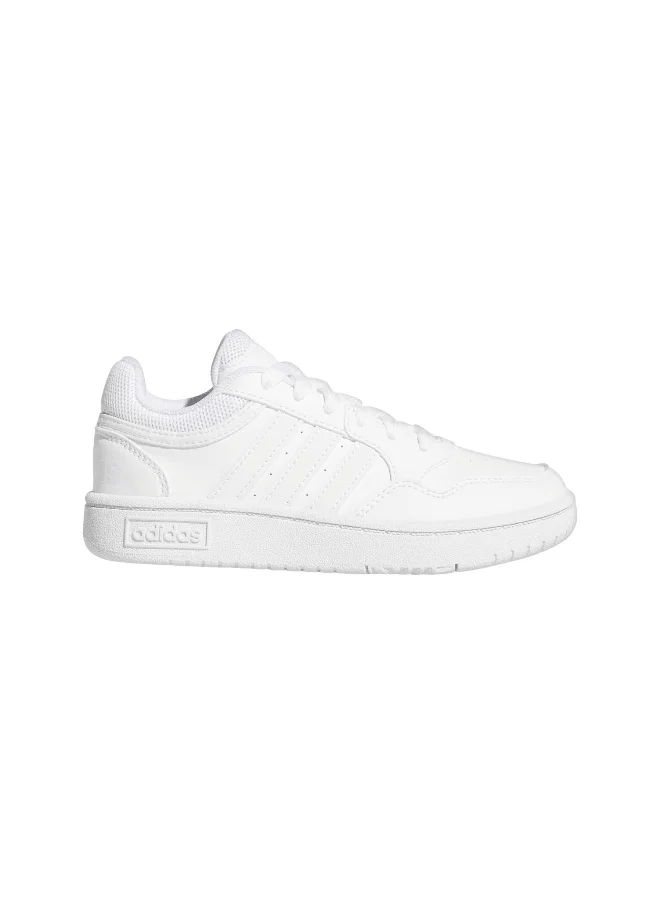 Adidas adidas Hoops 3.0 K White Basketball Shoes 7-K