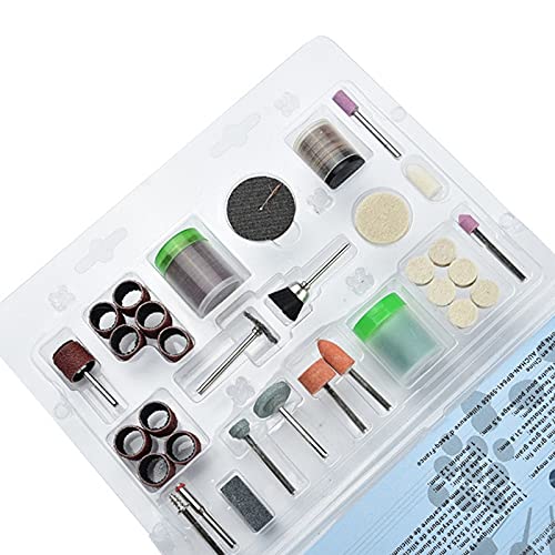 MLD MLD 105PCS Bit Set Quality Drill Rotary Tool Mill Cutter Sander paper Wire Brush Grinding Accessories (105 Pcs, Suitable for Grinding/Cutting/polishing)  - Image 1