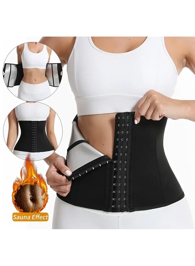 DubaiGallery Lose Weight & Reduce Fat Instantly with Corset Waist Trainer Shaper Sauna Sweat High Waist Shorts  - Image 1