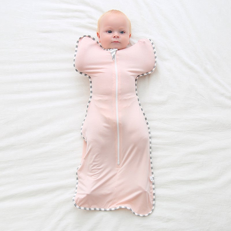 Baby Swaddling Sleeping Bag Hands Kick-Proof Sleeping Bag For Newborn Bamboo Fiber Sleeping Bag Summer Scare-Proof Baby Sleeping Bag - Image 2