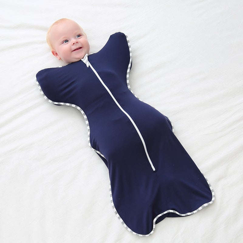 Baby Swaddling Sleeping Bag Hands Kick-Proof Sleeping Bag For Newborn Bamboo Fiber Sleeping Bag Summer Scare-Proof Baby Sleeping Bag - Image 5