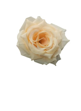 CAKE DECOR CAKE DECOR Large Rose Artificial Flower for Cake Decoration Light Yellow 5 pc Pack  - Image 1