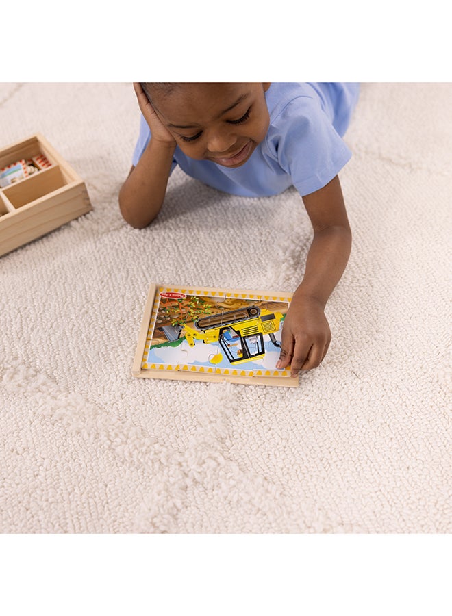 Melissa & Doug Dinosaurs 4-in-1 Wooden Jigsaw Puzzles in a Storage Box 48 Piece Kids Puzzle, Dinosaur Puzzles for Kids Ages 3+  - Image 4