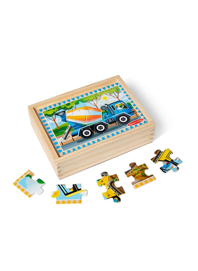 Melissa & Doug Dinosaurs 4-in-1 Wooden Jigsaw Puzzles in a Storage Box 48 Piece Kids Puzzle, Dinosaur Puzzles for Kids Ages 3+  - Image 2