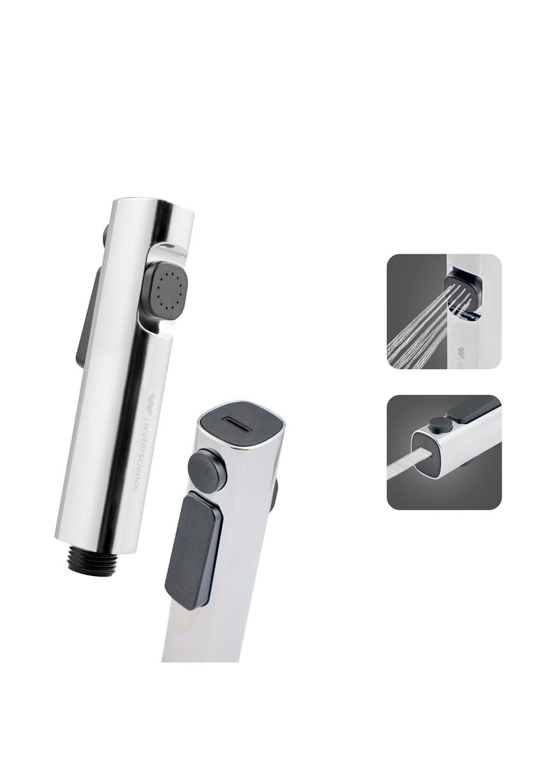 WaterScience WaterScience Water Saving Health Faucet for Toilet Jet Spray 2 Flow Modes Chrome Finish Without Hose PUROHFE224  - Image 1