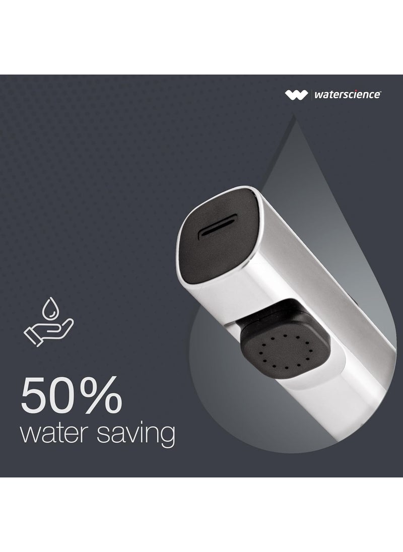 WaterScience WaterScience Water Saving Health Faucet for Toilet Jet Spray 2 Flow Modes Chrome Finish Without Hose PUROHFE224  - Image 3