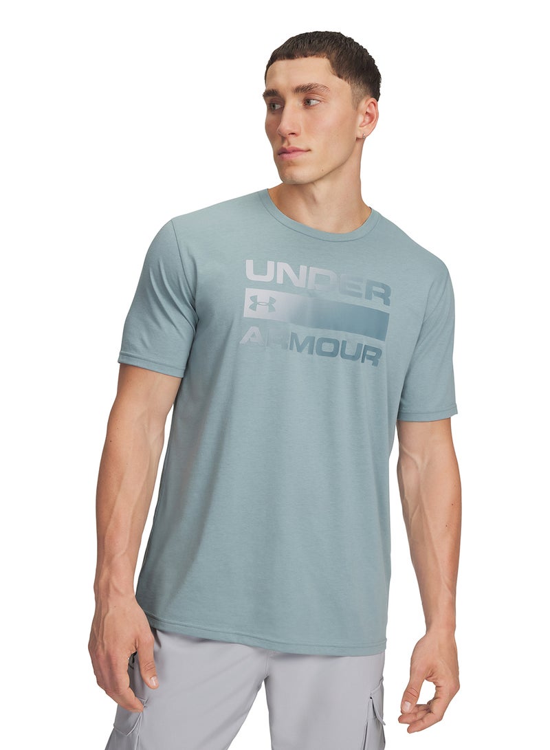 اندر ارمر تيشيرت تيم إيشو بنص وشعار - Image 1