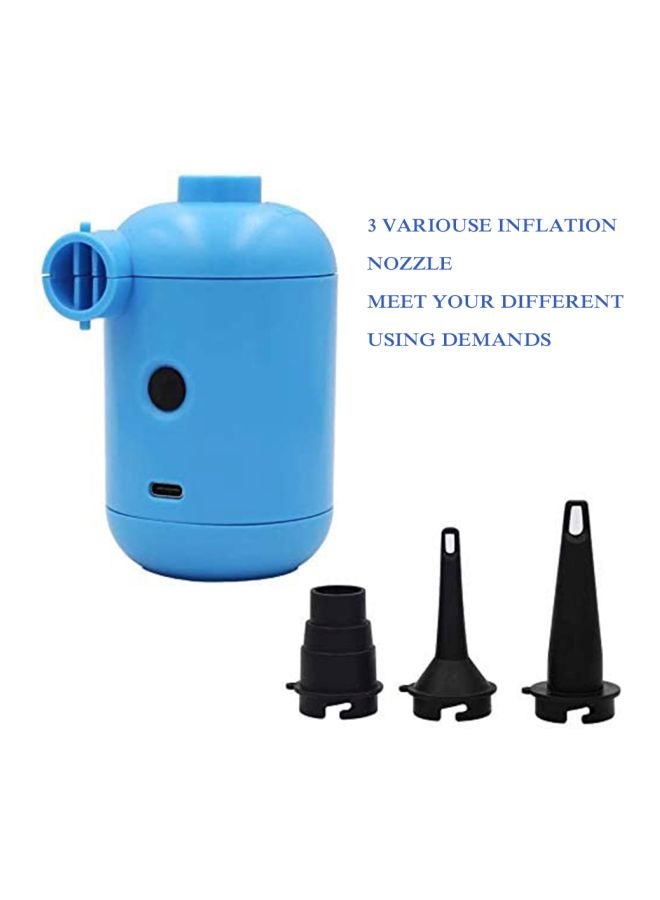 Air Inflatable Pump Blue/Black 17x11cm  - Image 5