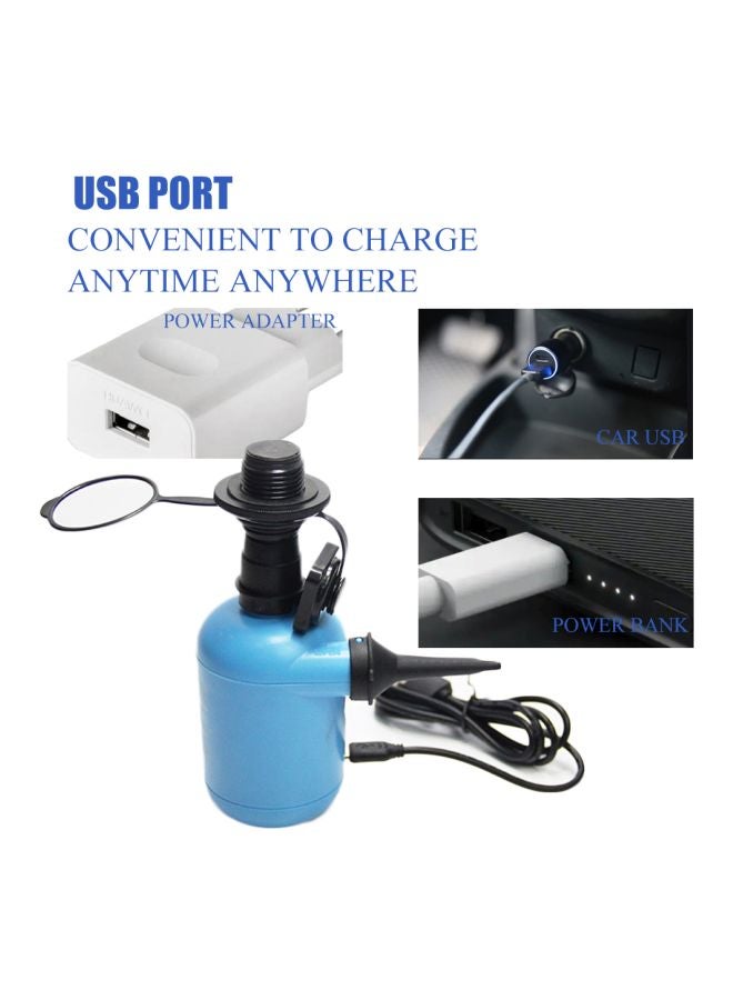 Air Inflatable Pump Blue/Black 17x11cm  - Image 3