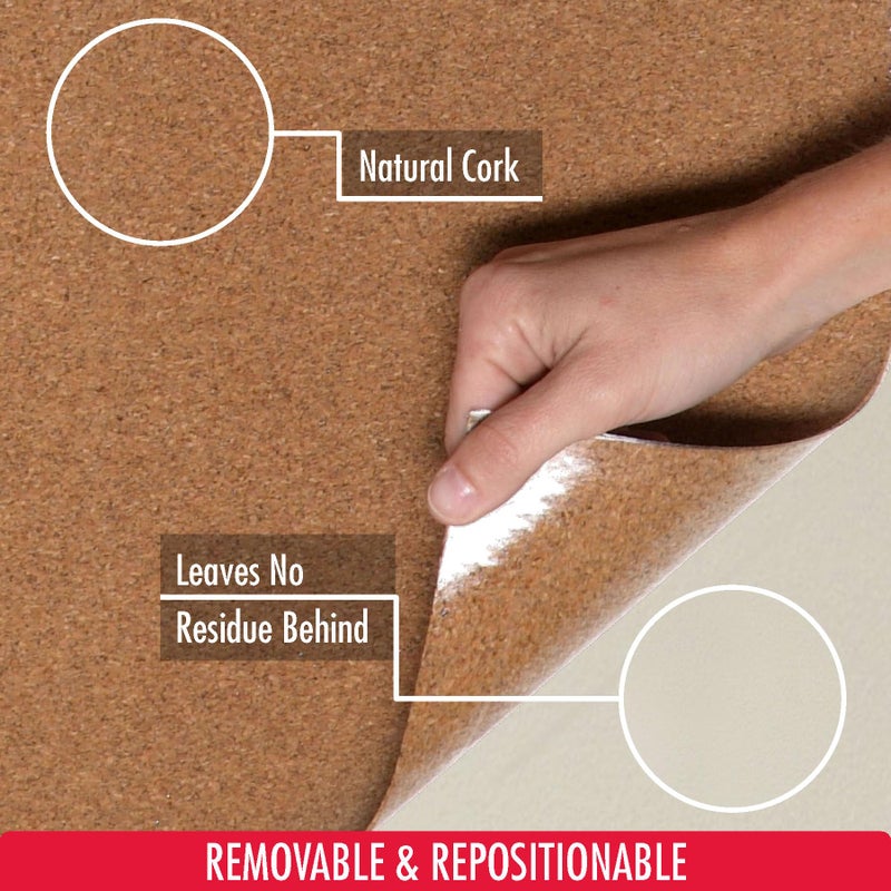 Con-Tact Brand Cork Roll, Self-Adhesive, 12" x 4' - Image 4