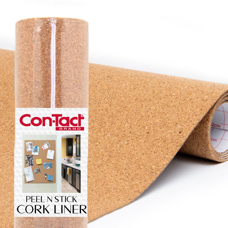 Con-Tact Brand Cork Roll, Self-Adhesive, 12" x 4' - Image 1