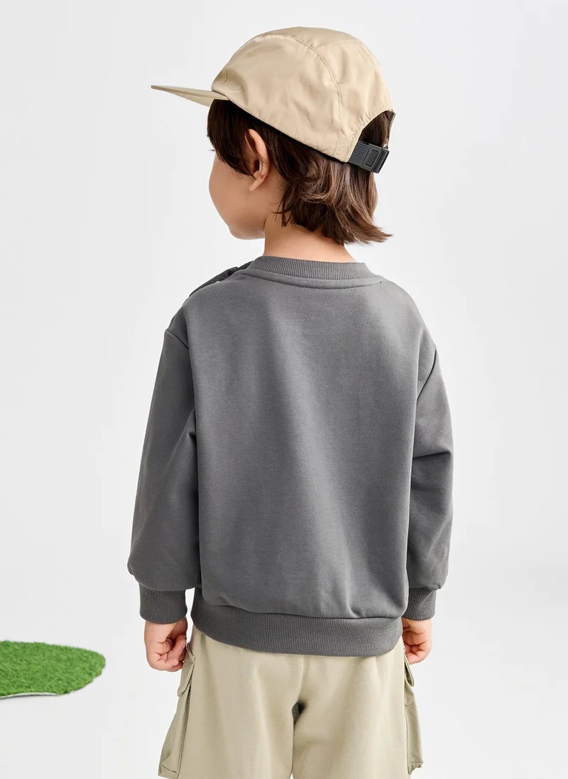 Balabala Toddler Boy Round neck sweatshirt