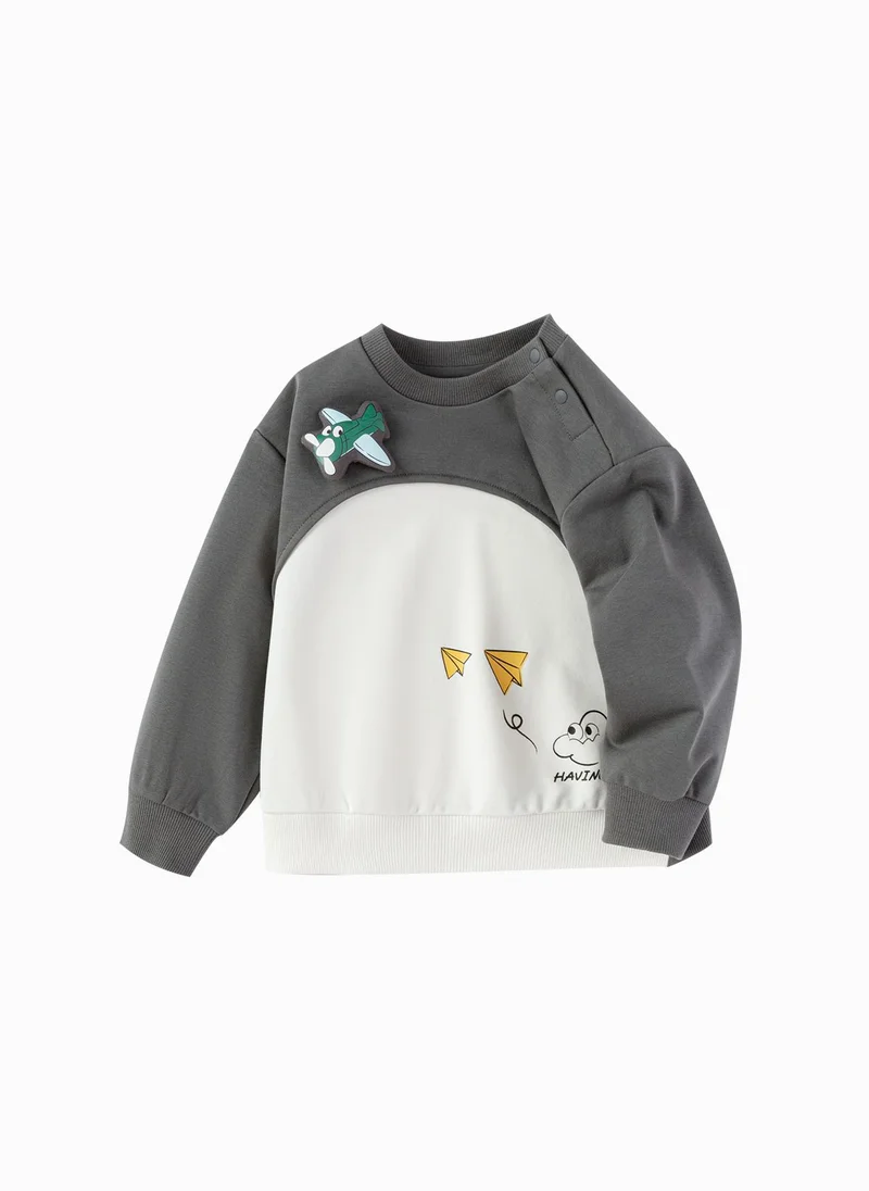 Balabala Toddler Boy Round neck sweatshirt
