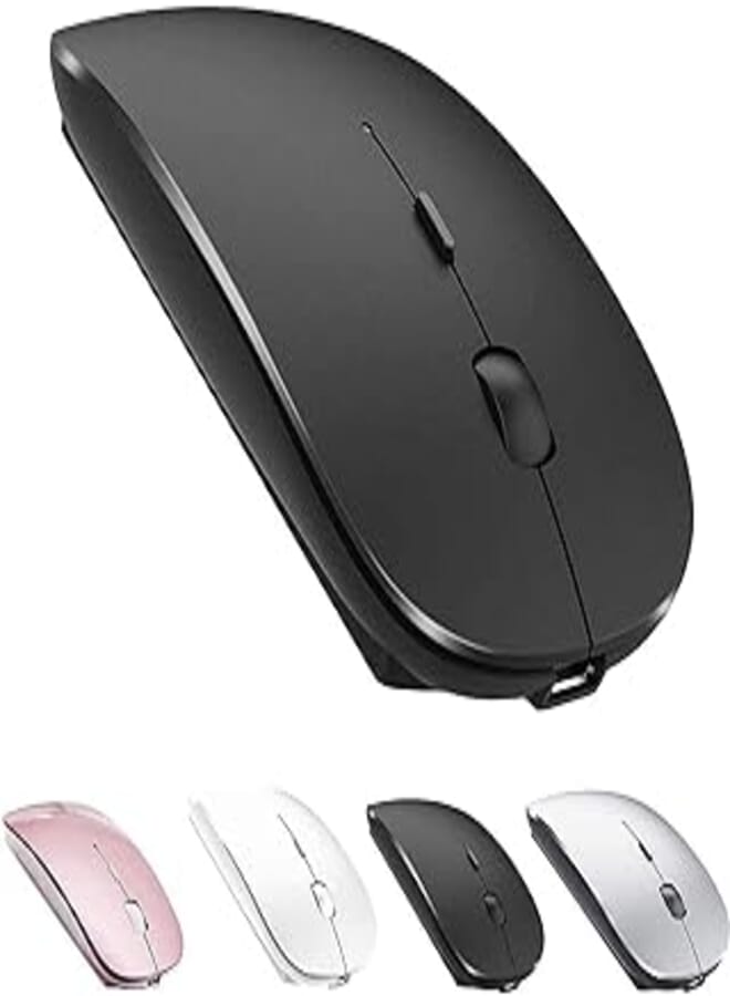 Zeru Rechargeable Wireless Mouse for MacBook Pro/Air,Bluetooth Mouse for Laptop/PC/Mac/iPad pro/Computer