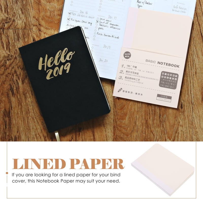 Lined Journal with Replaceable Notebook Papers for Professional Use, Compact and Durable - Image 4