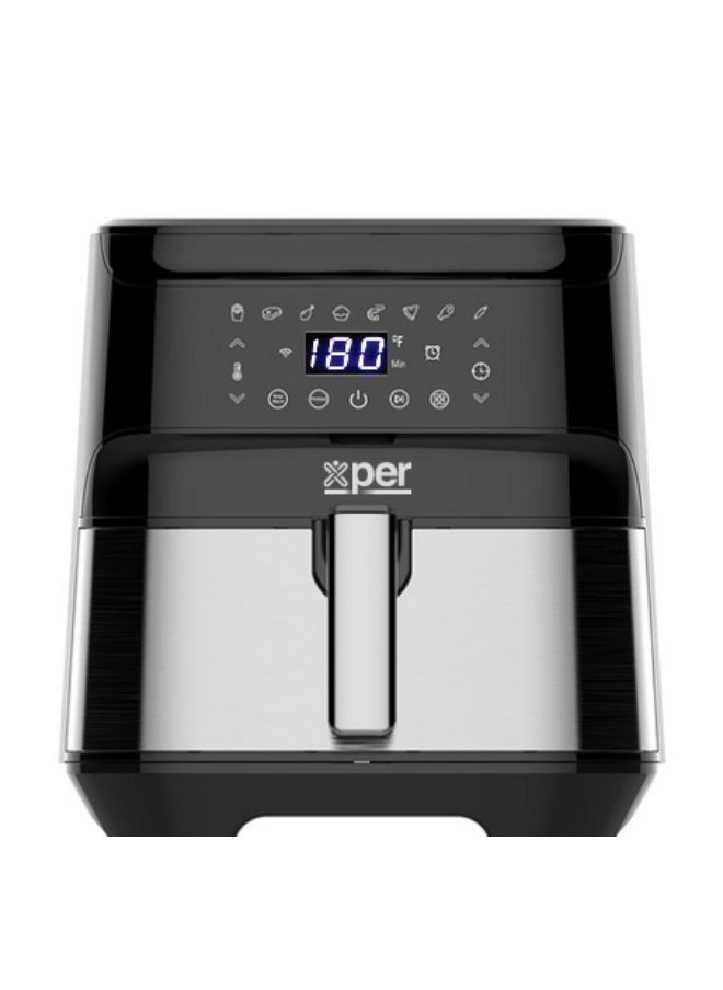 إكسبير - قلاية بدون زيت اكسبير 5.5 لتر 1700 واط واي فاي استيل XPAF-999WF - Image 1