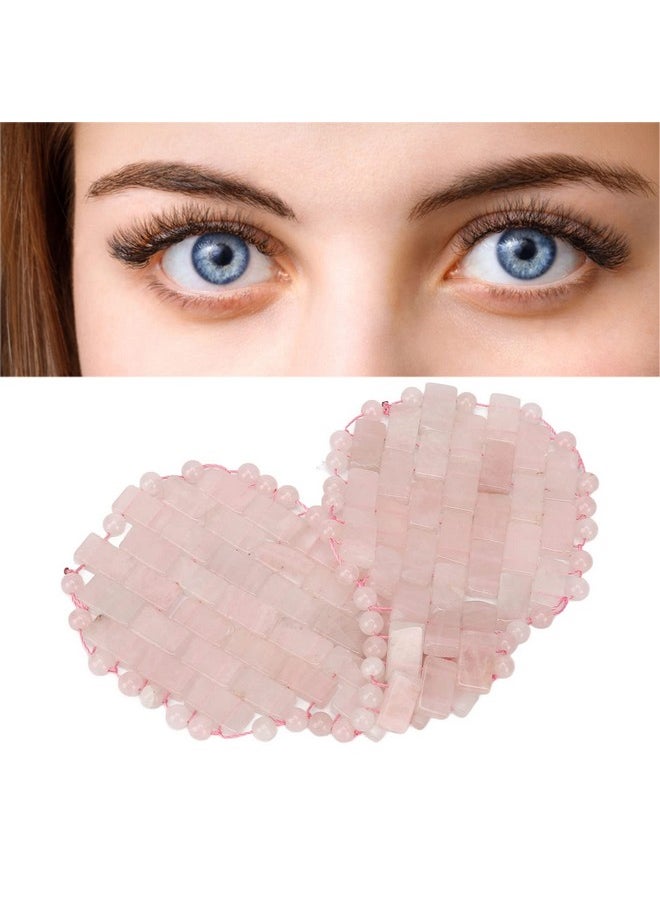 HURRISE Jadestone Eye Padjade Eye Maskstone Patch Massage Sleep Eye Pad Jadestone Eye Patch Pink Relaxation Jadestone Eye Patch Fitting Comfort Eye Covers For Men Women  - Image 5