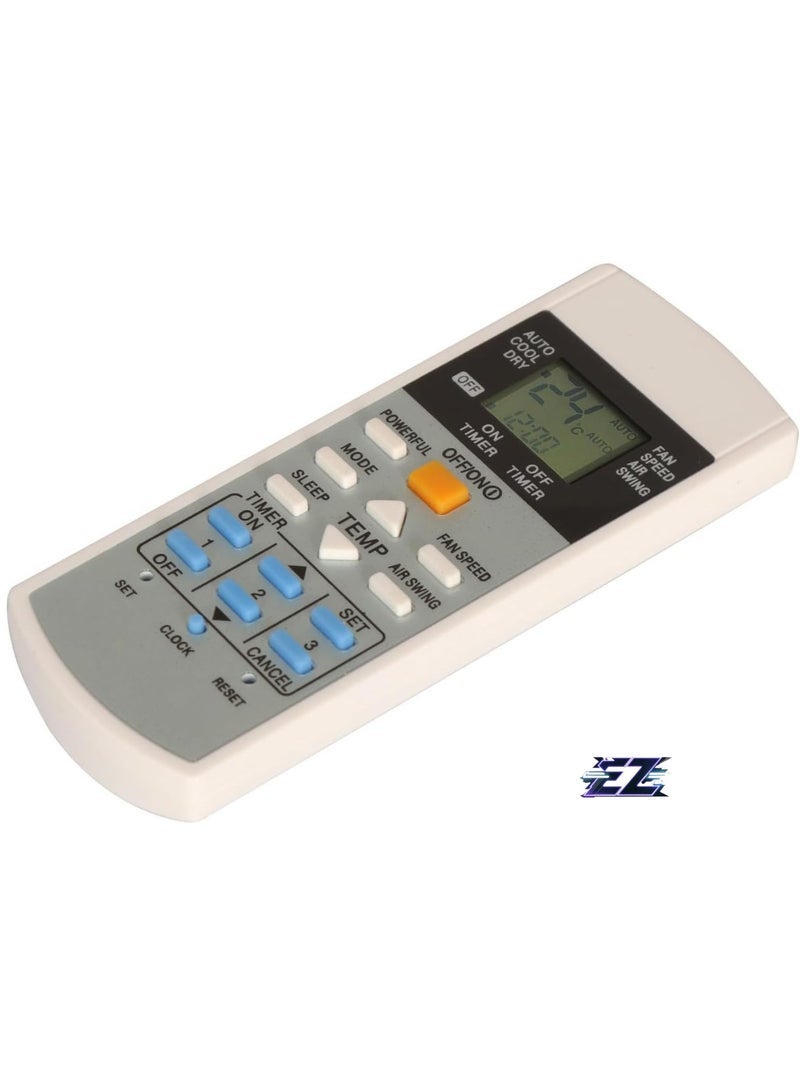 Gulf Trend Remote Control Compatible with Panasonic Split Air Conditioner Without Backlight (AC-29D) with battery - Image 2