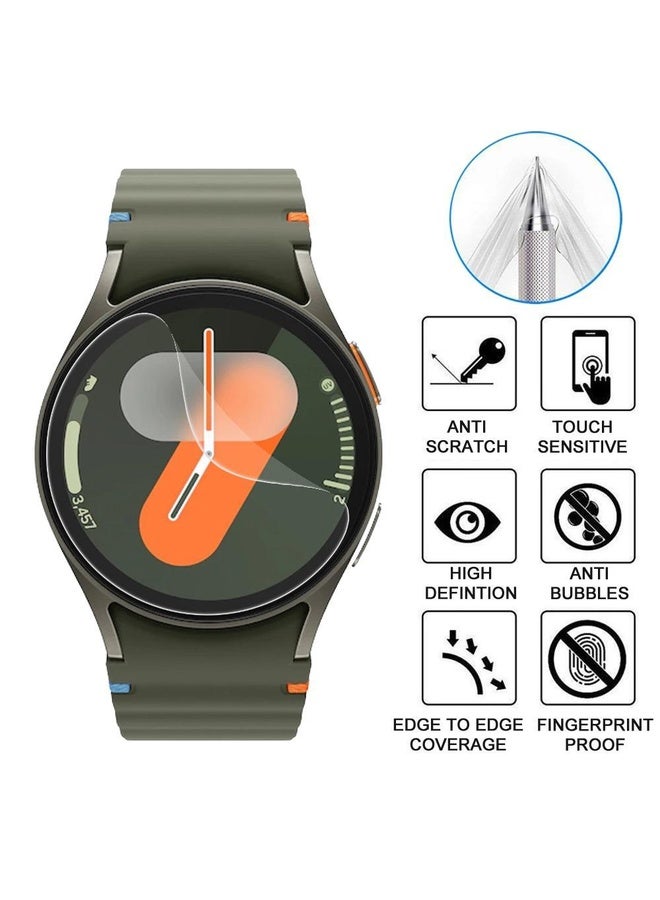 HuHa For Samsung Galaxy Watch7 44mm 5pcs xDfind Soft Hydrogel Film Full Cover Front Protector - Image 3