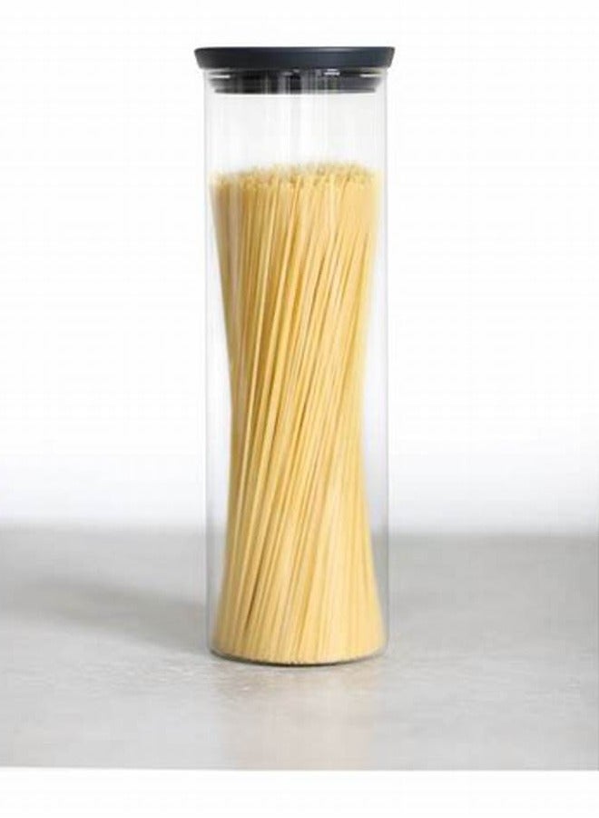 برابانتيا برطمان ، سعة 1.9 لتر ، زجاجي - رمادي غامق - Image 1