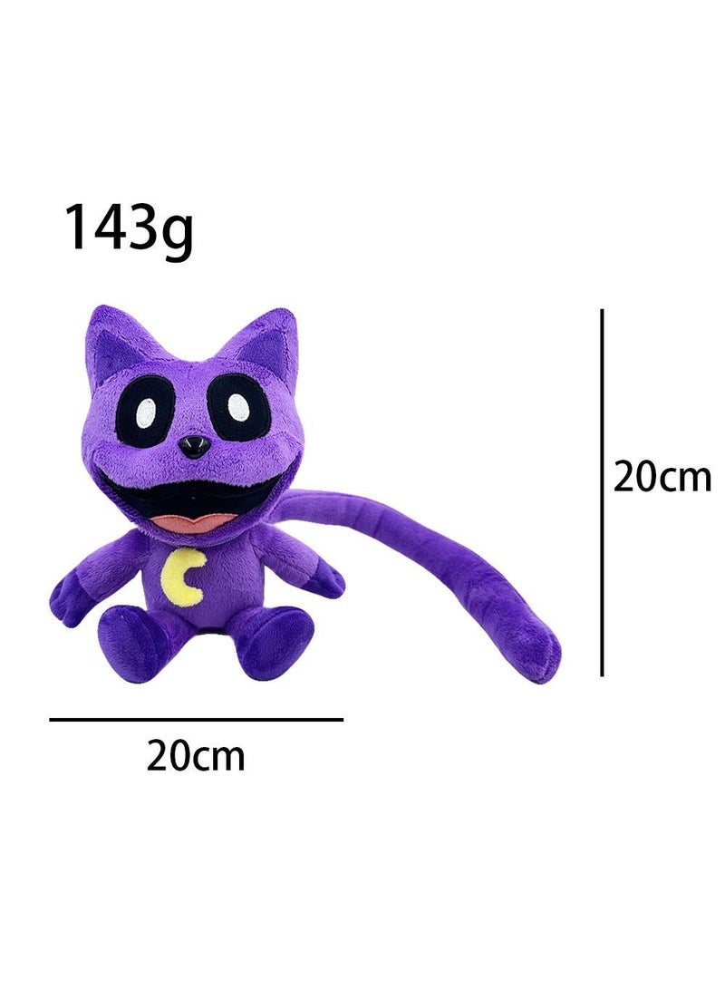 Y&D Poppy Playtime Smiling Critters 3 Plush Toy Cartoon CatNap 20cm For Fans Gift Horror Stuffed Figure Doll For Kids And Adults Great Birthday Stuffers For Boys Girls - Image 1
