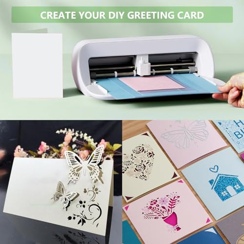 HAWERSI Ultimate Accessories Bundle Compatible with Joy Xtra,Makers and All Explore Air,79pcs Craft Starter Kit with Heat Transfer Vinyl,Permanent Adhesive Vinyl,Card Kit,Card Mat,Weeding Tools - Image 5