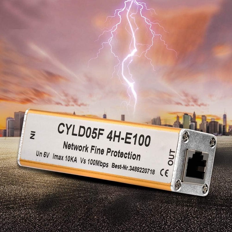 كلاراكو مزود طاقة 5 فولت، حماية من الصواعق، محول RJ45 RJ11، شبكة إيثرنت، واقي من زيادة التيار - Image 2