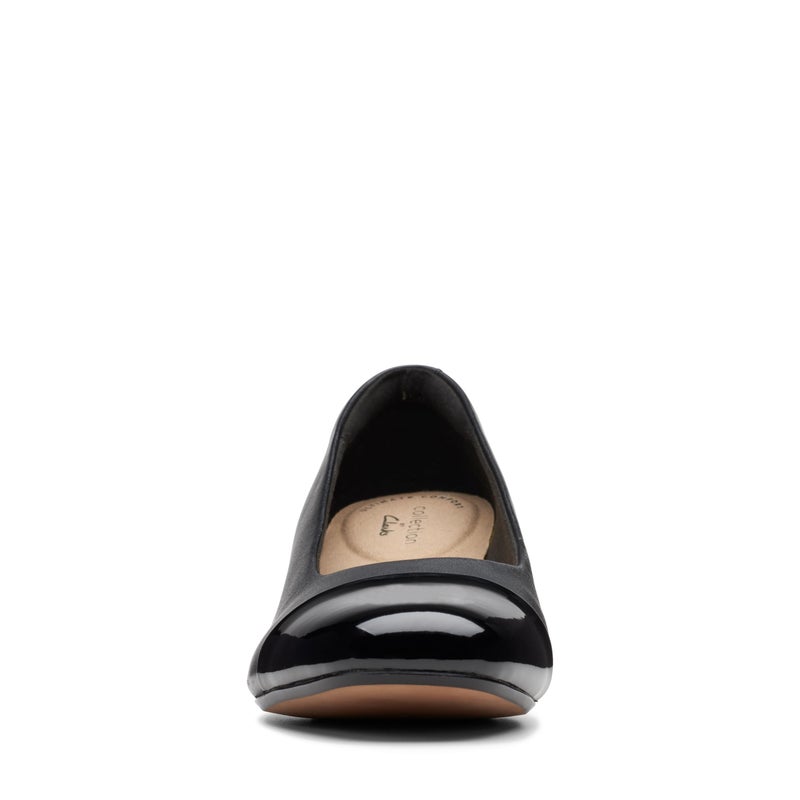 Clarks Women's Marilyn Sara Pump, Black Leather/Synthetic Combination, 8.5 - Image 5