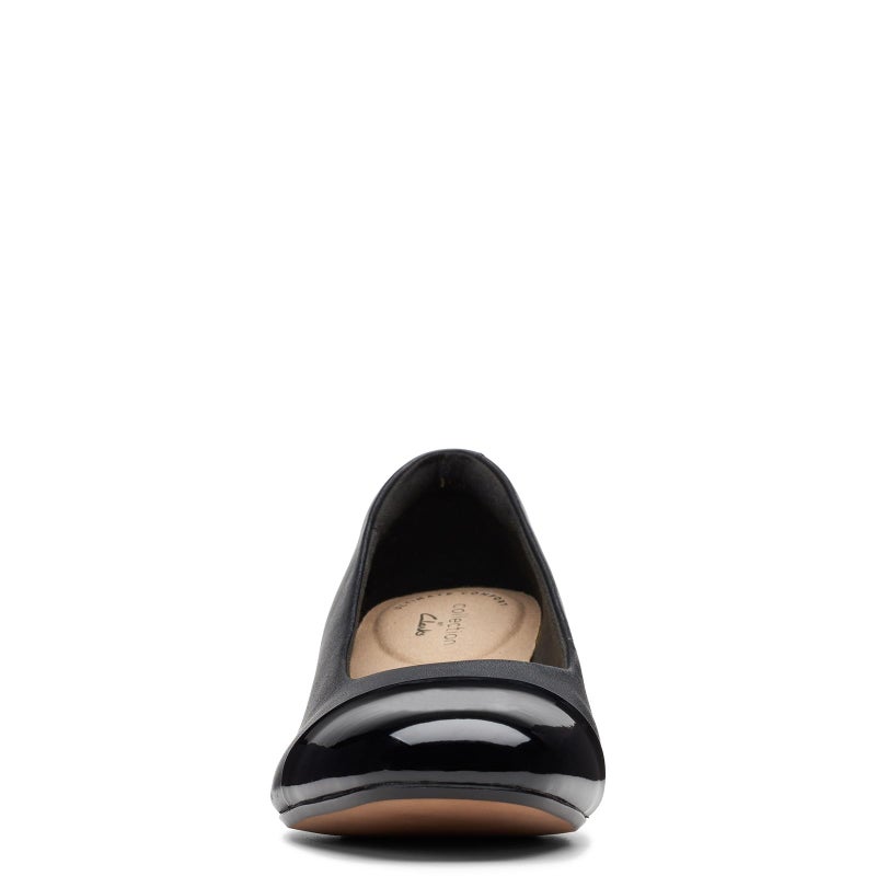 Clarks Women's Marilyn Sara Pump, Black Leather/Synthetic Combination, 8.5 - Image 2