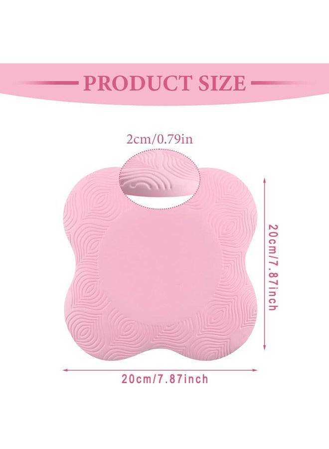 2 قطعة الوردي اليوغا الركبة وسادة، المضادة للانزلاق رغوة اليوغا الركوع وسادة، سميكة تجريب الركبة وسادة للنساء والرجال، وسادة التوازن الرياضية لحماية الركبة والكوع واليد - Image 2