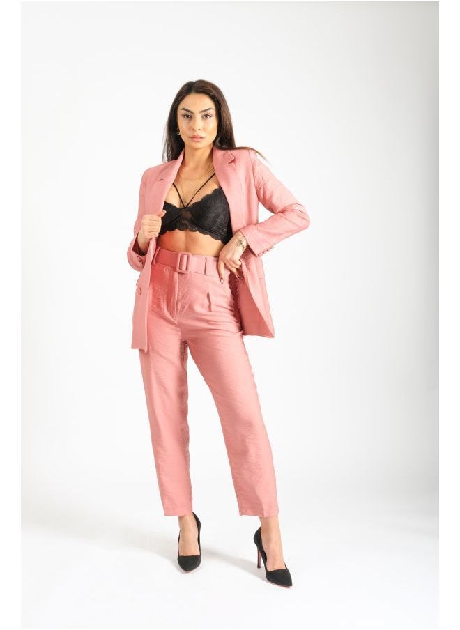 LONDONELLA - Blazer With Double Buttons - Rose Pink - 100101 - Image 1