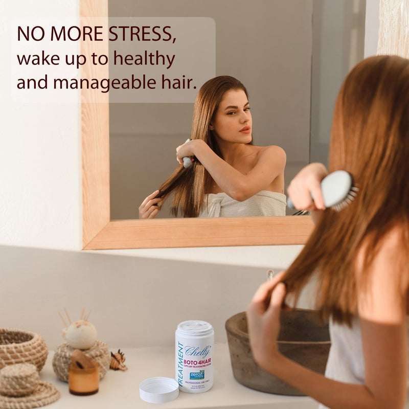 CHELLY Hair Treatment Capillary Rejuvenating System Formaldehyde Free Extreme Moisture Treatment 32 Fl Oz Cosmetics - Image 5
