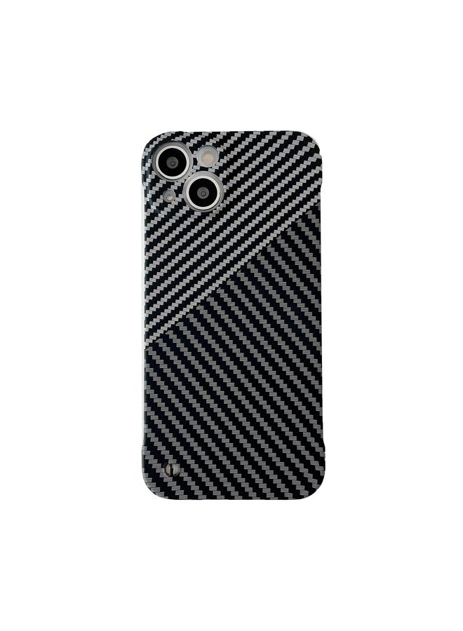 S-TOP Case For iPhone 13 Pro Carbon Fiber Texture PC Phone Case - Image 1