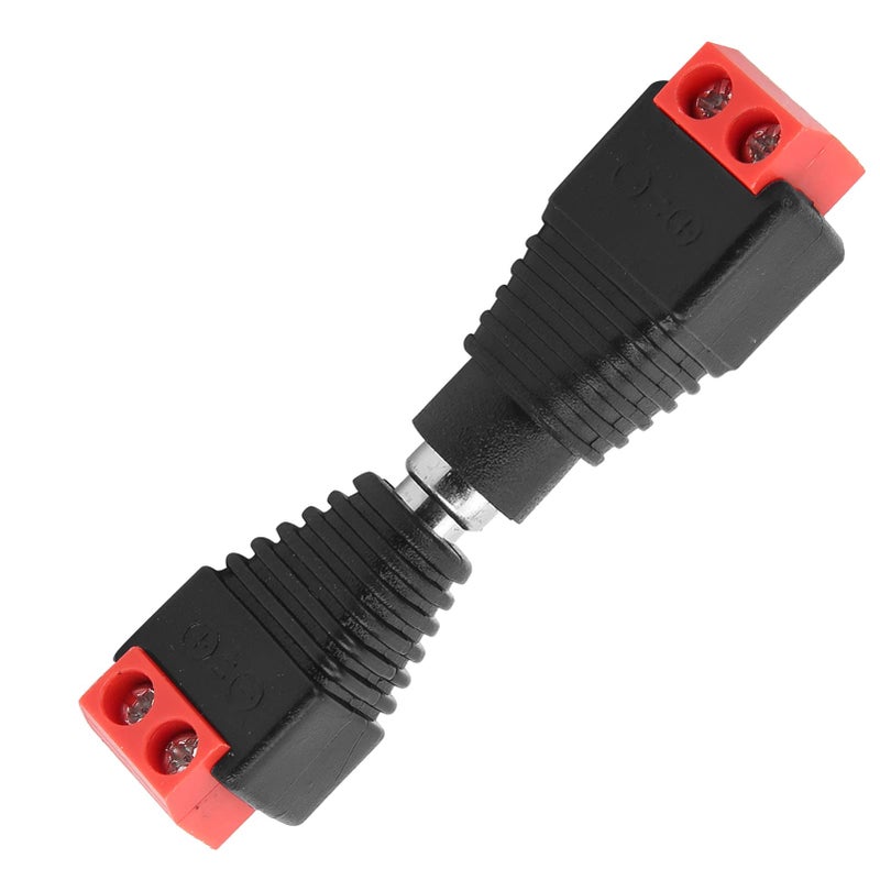 موصل طاقة التيار المستمر الأخضر 5.5 × 2.1 مم ذكر/أنثى مقبس محول كاميرا مراقبة ضوء LED 20 أمبير بدون لحام نوع توصيل بالضغط - Image 4