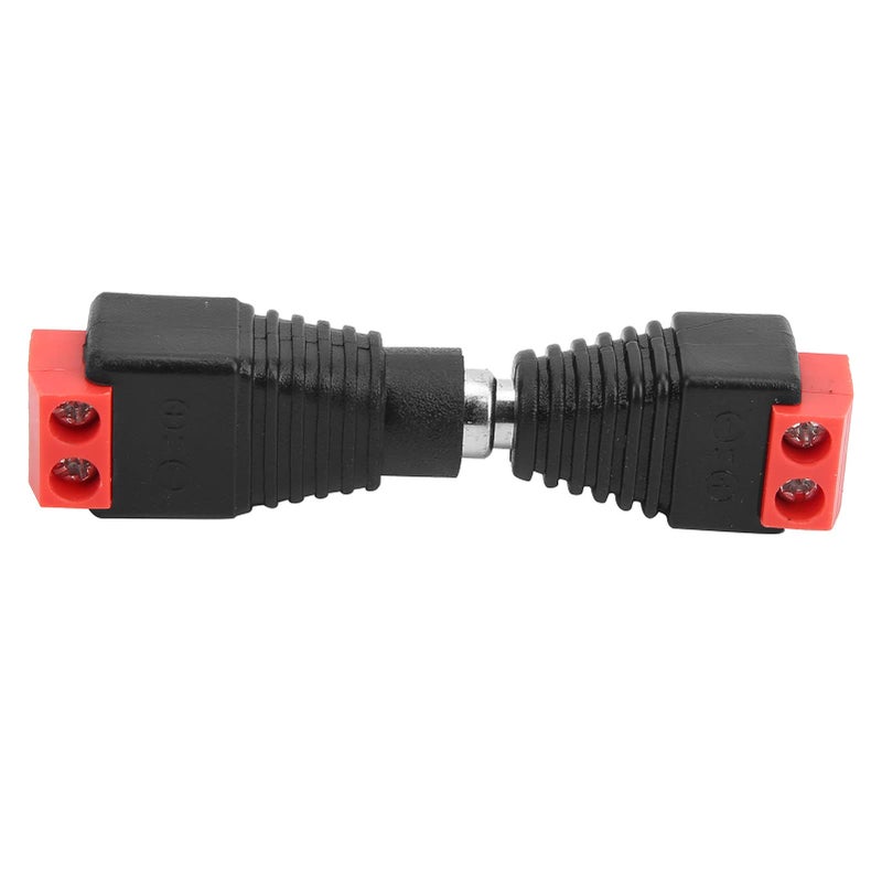 موصل طاقة التيار المستمر الأخضر 5.5 × 2.1 مم ذكر/أنثى مقبس محول كاميرا مراقبة ضوء LED 20 أمبير بدون لحام نوع توصيل بالضغط - Image 2