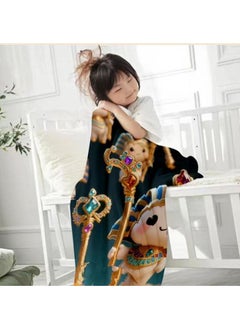 General Baby and children's cartoon flannel thin blanket (warm and comfortable, suitable for sleep, games) 70cm*100cm  - Image 2