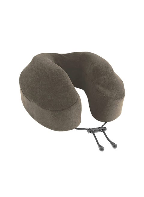 Cabeau Neck Pillow for Airplane Travel  Evolution Classic  Memory Foam U Shaped Design  Supportive for Sleeping with Adjustable Support Clasp Graphite Grey