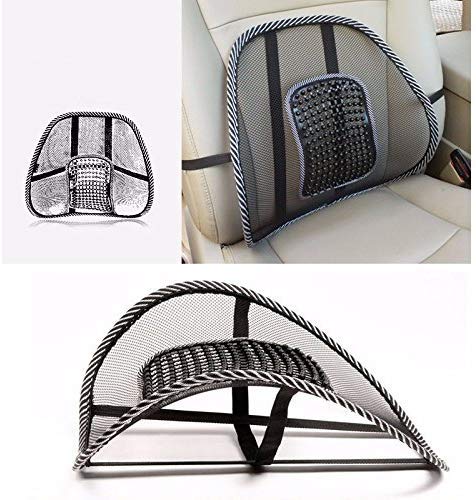 HARIHOME Hari Home Car Seat Chair Cushion Lumbar Back Support for Car Seat Chair Office Massage Mesh Ventilate Pain Relief Cushion Pad - Image 5