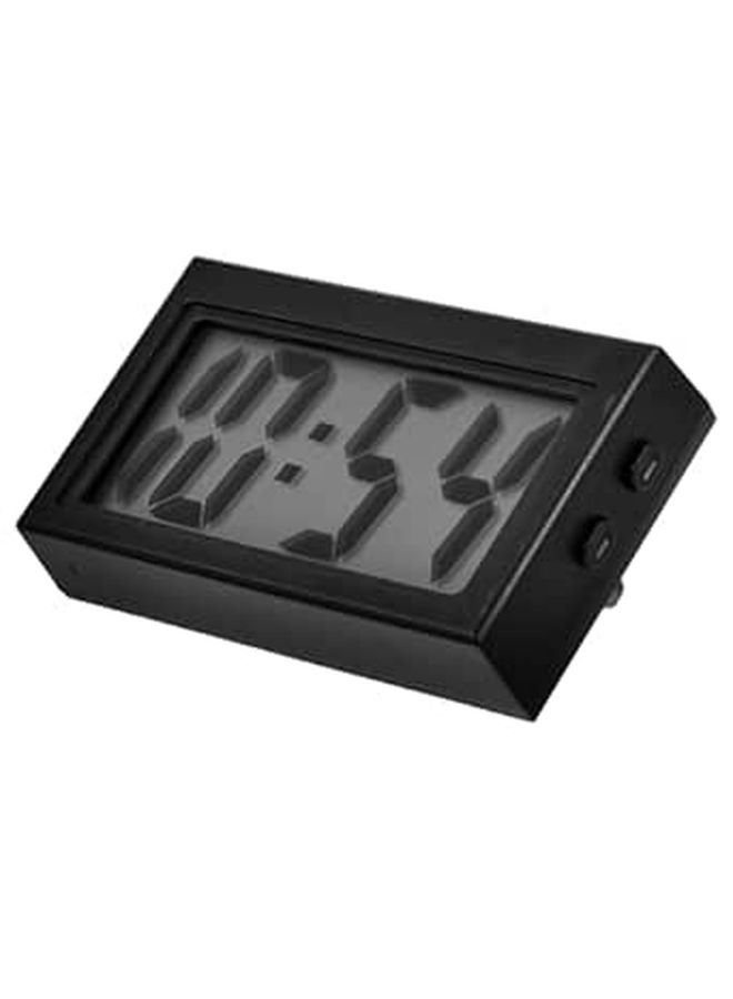 Mini Digital Clock For Car Dashboard LCD Display Compact Vehicle Interior Decor - Image 1