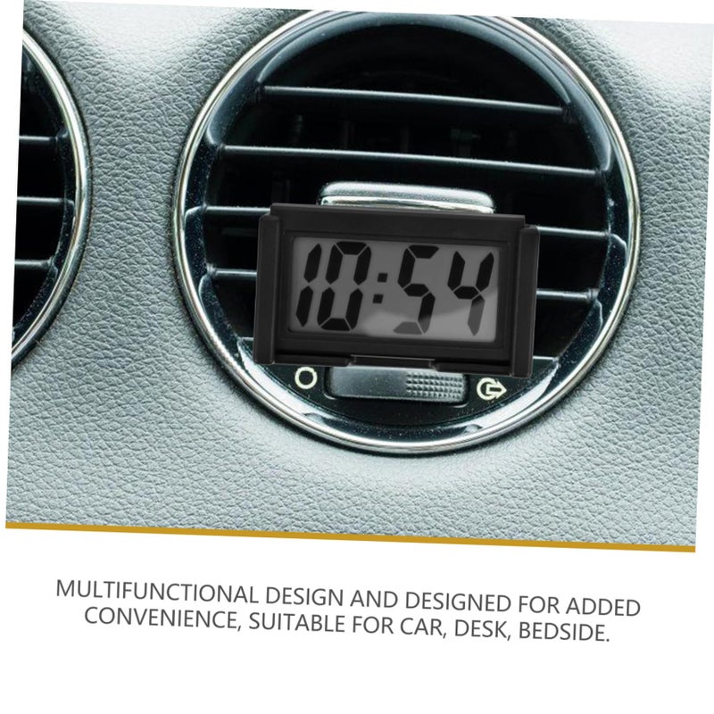 Mini Digital Clock For Car Dashboard LCD Display Compact Vehicle Interior Decor - Image 5