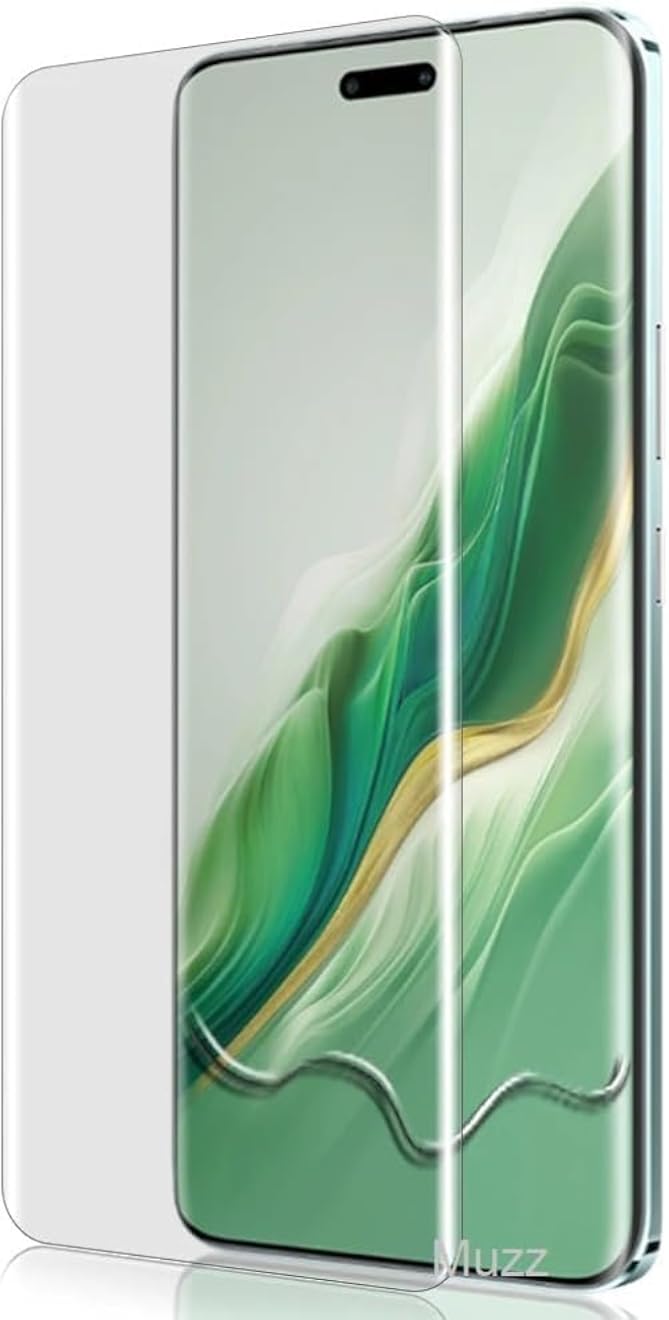 واقي شاشة Honor Magic 6 Pro، زجاج مقوى، حواف منحنية ثلاثية الأبعاد، شفاف عالي الوضوح، مقاوم للخدش، صلابة 9H، خالٍ من الفقاعات، واقي شاشة زجاجي مقوى مقاوم للأشعة فوق البنفسجية لهاتف Honor Magic 6 Pro