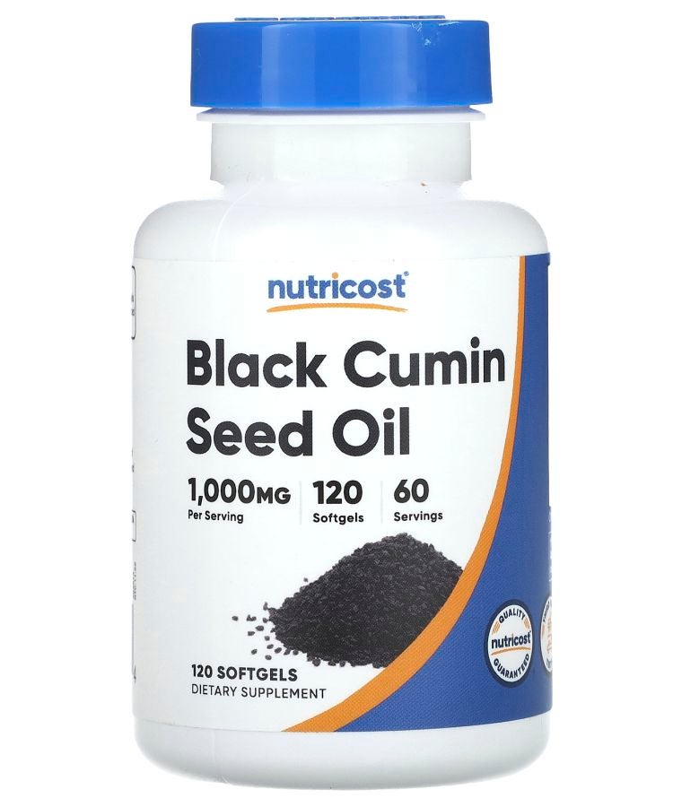 Black Cumin Seed Oil 120 Softgels (500 mg per Softgel)