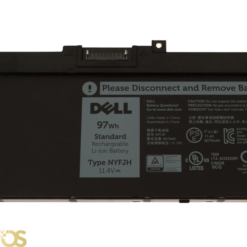 او اس بطارية ديل متوافقة مع Precision 7530 7540 7730 7740 NYFJH - من OS Store - ضمان 3 شهور - Image 1