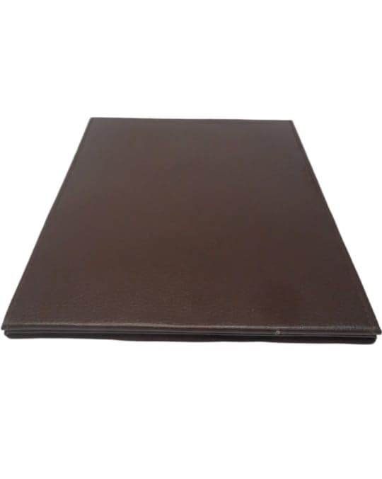 Folding Portable Brown Book Mirror for Counter Tops Jewellery Shops Opticians Home Makeup  - Image 2