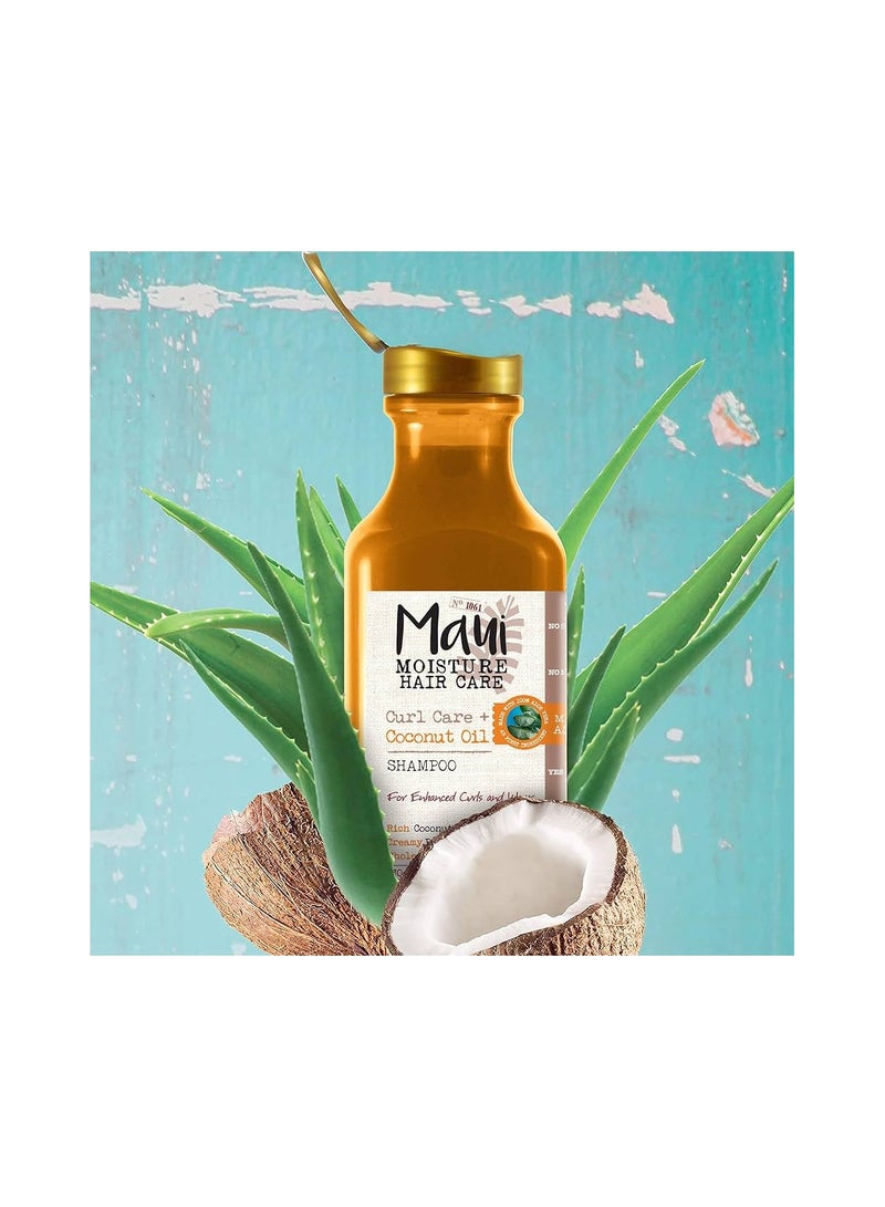 Maui Moisture Curl Care + Coconut Oil Shampoo for Enhanced Curls and Waves 385ml - Image 2