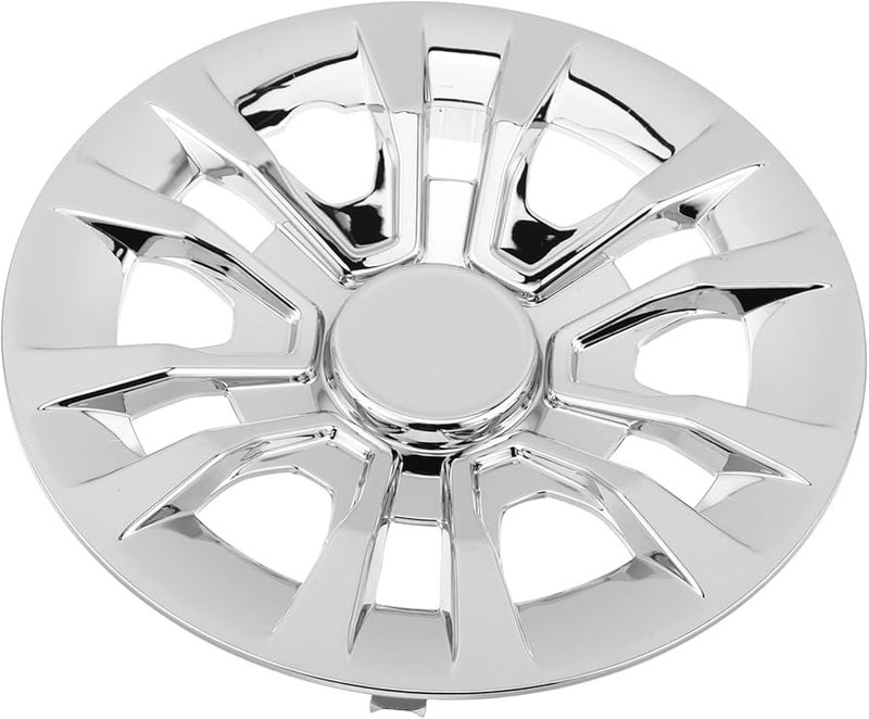 Chrome Golf Cart Wheel Hub Cover Decorative Rim Caps Easy Installation Wheel Protection - Image 1