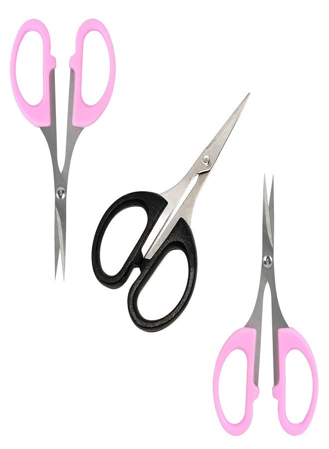 IGNOTO (Pack of 1) Scissor for Moustache Trimming, for Nose Hair Cutting, for Hair Cutting, for Kitchen Multipurpose Office Scissors (size: 11 cm)(Color: Assorted) - Image 1