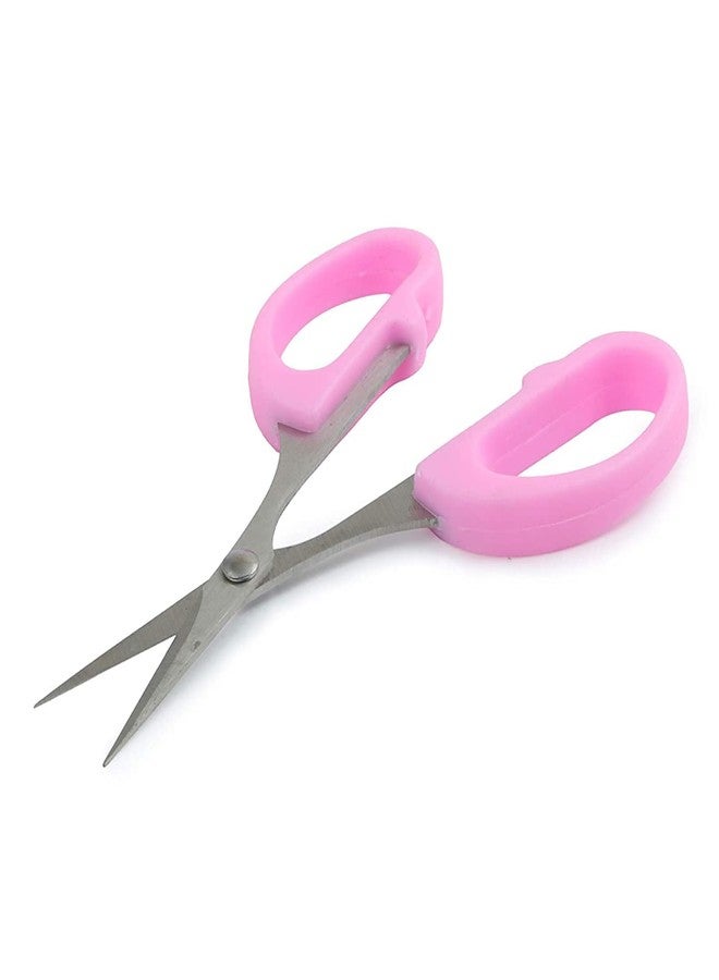 IGNOTO (Pack of 1) Scissor for Moustache Trimming, for Nose Hair Cutting, for Hair Cutting, for Kitchen Multipurpose Office Scissors (size: 11 cm)(Color: Assorted) - Image 4